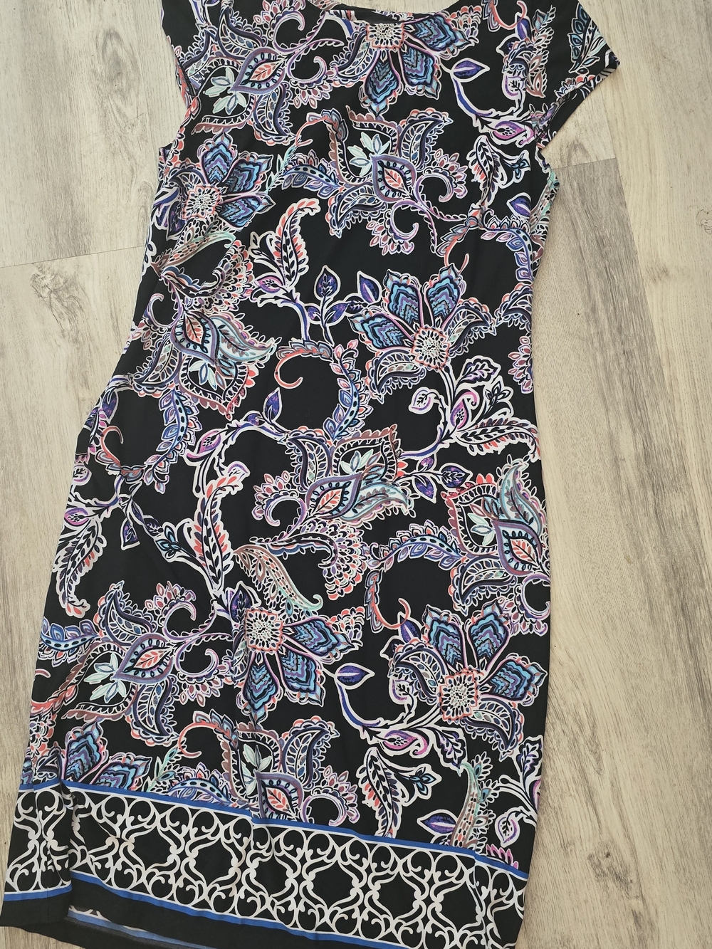 Liz Claiborne Paisley Floral Print Dress